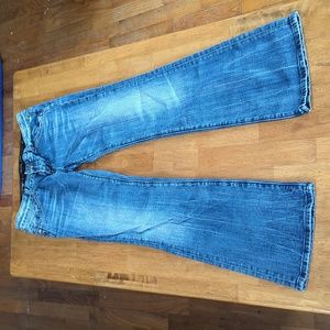 Express Rerock Boot Cut Jeans Sz 6R